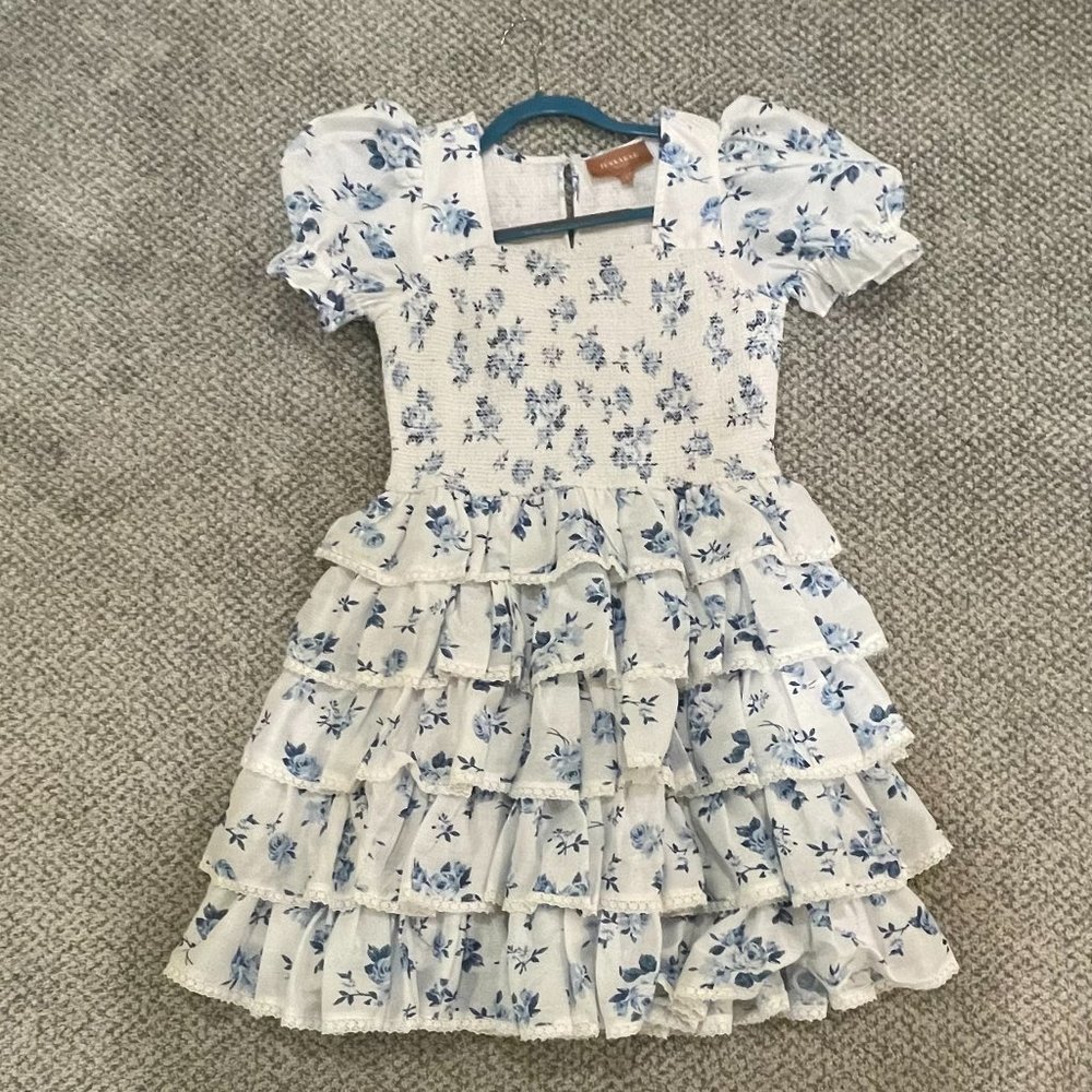 Ruffled floral dress